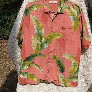 Tommy Bahama 100% Silk Shirt M